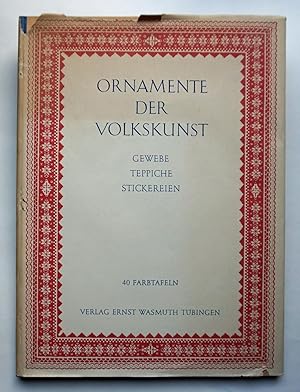 Imagen del vendedor de Ornamente der Volkskunst. Gewebe - Teppiche - Stickereien. a la venta por Versandantiquariat Wolfgang Petry