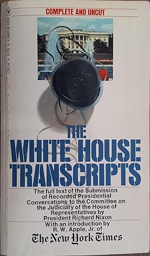Imagen del vendedor de The White House Transcripts: Submission of Recorded Presidential Conversations to the Committee on the Judiciary of the House of Representatives By President Richard Nixon a la venta por The Book House, Inc.  - St. Louis