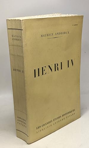 Seller image for Henri IV for sale by crealivres