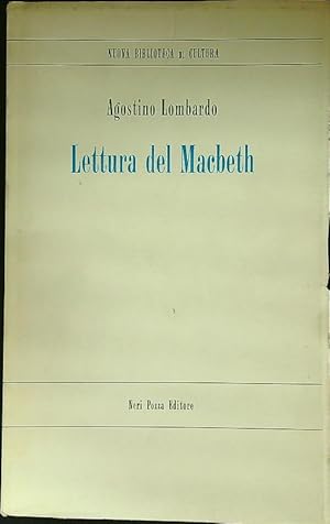 Immagine del venditore per Lettura del Macbeth venduto da Librodifaccia