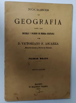 Seller image for Nociones de Geografa. for sale by La Leona LibreRa