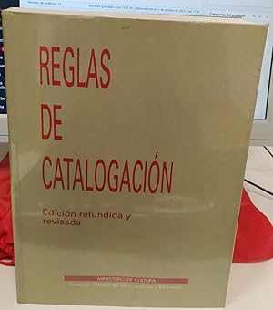 Imagen del vendedor de Reglas de catalogacin a la venta por La Leona LibreRa