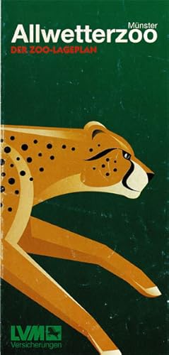 Image du vendeur pour Faltblatt "Der Zoo-Lageplan" (Gepard) mis en vente par Schueling Buchkurier