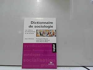 Bild des Verkufers fr Dictionnaire de sociologie zum Verkauf von JLG_livres anciens et modernes