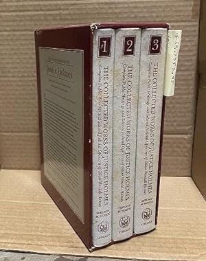 Image du vendeur pour THE COLLECTED WORKS OF JUSTICE HOLMES : COMPLETE PUBLIC WRITINGS AND SELECTED JUDICIAL OPINIONS OF OLIVER WENDELL HOLMES. VOLS. 1-3: NONJUDICIAL WORKS [3 VOLUMES] mis en vente par Second Story Books, ABAA