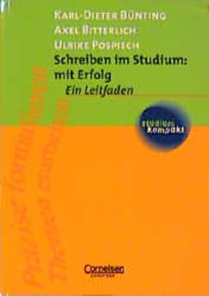 Seller image for Schreiben im Studium: mit Erfolg (Neubearbeitung) Studienbuch for sale by Berliner Bchertisch eG