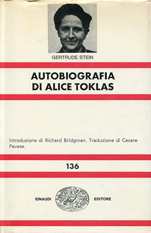 Seller image for Autobiografia di Alice Toklas for sale by Studio Bibliografico Marini