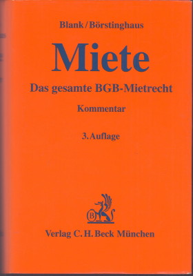 Seller image for Miete. Kommentar. for sale by Antiquariat Jenischek