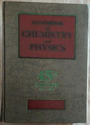 Bild des Verkufers fr Handbook Of Chemistry And Physics: A Ready-Reference Book Of Chemical And Physical Data zum Verkauf von Chapter 1
