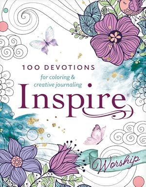 Seller image for Inspire - Worship : 100 Devotions for Coloring and Creative Journaling for sale by GreatBookPricesUK