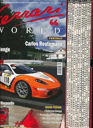 Immagine del venditore per FERRARI WORLD (Deutsche Ausgabe): Nummer 55, Augabe 4/2002, 14. Jahrgang - Nummer 66, Ausgabe 3/2007, 17. Jahrgang. 12 Hefte. venduto da ANTIQUARIAT ERDLEN