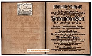 Historische Nachricht Von der Vor Zwey hundert Jahren 1734 [!"7" durch die korrekte, handschriftl...