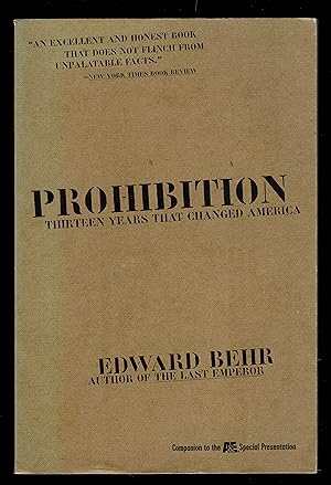 Seller image for Prohibition: Thirteen Years That Changed America for sale by Granada Bookstore,            IOBA