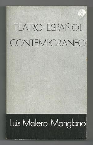 Imagen del vendedor de TEATRO ESPAOL CONTEMPORANEO a la venta por Ducable Libros