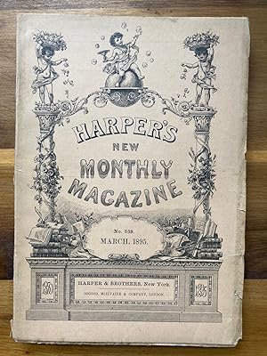 Bild des Verkufers fr HARPER'S NEW MONTHLY MAGAZINE. March, 1895 zum Verkauf von Jim Hodgson Books