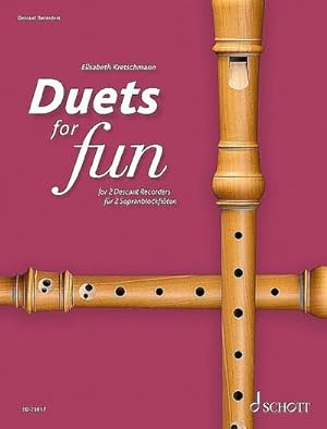 Bild des Verkufers fr Duets for fun: Descant Recorder : Easy pieces to play together zum Verkauf von AHA-BUCH GmbH