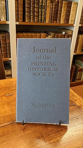 Journal of the Printing Historical Society. vol. 9 (1973/4)