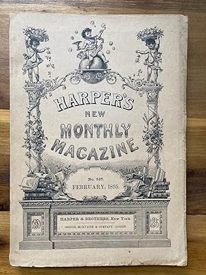 Bild des Verkufers fr HARPER'S NEW MONTHLY MAGAZINE. February, 1895 zum Verkauf von Jim Hodgson Books