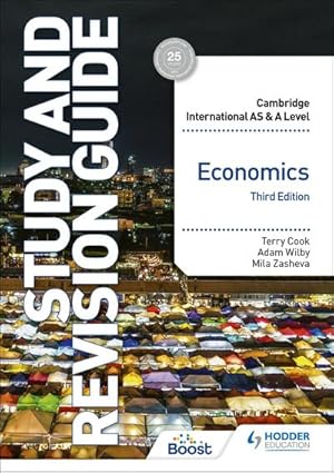 Bild des Verkufers fr Cambridge International AS/A Level Economics Study and Revision Guide Third Edition zum Verkauf von AHA-BUCH GmbH