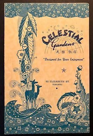 Menu for Celestial Gardens Chinese Restaurant in Toronto, Ontario "Designed for Your Enjoyment"