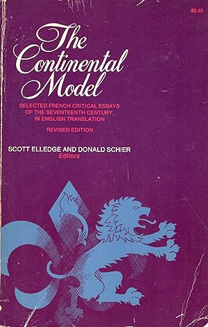 Image du vendeur pour The continental model;: Selected French critical essays of the seventeenth century, in English translation (Cornell paperbacks) mis en vente par A Cappella Books, Inc.