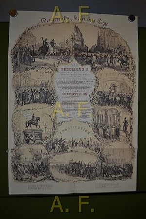 Oesterreich's glorreichste Tage. Zehn Bilder der Wiener Märzrevolution 1848 von Karl Goebel, ersc...