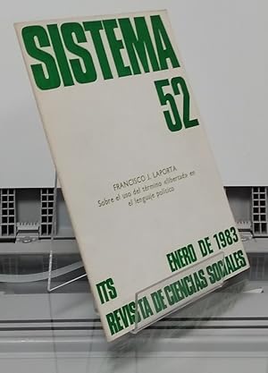 Seller image for Sobre el uso del trmino libertad en el lenguaje poltico (separata de Sistema 52) for sale by Librera Dilogo