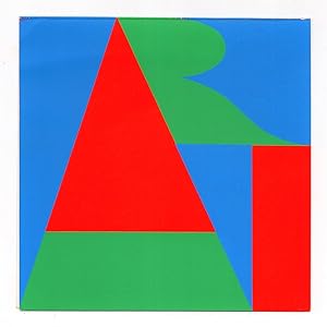 THE BOWERY ART 1971 (Silkscreen Christmas Card Signed by Robert Indiana)