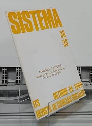 Seller image for Estado y violencia: sugerencias para una toma de posicin (separata de Sistema 38-39) for sale by Librera Dilogo