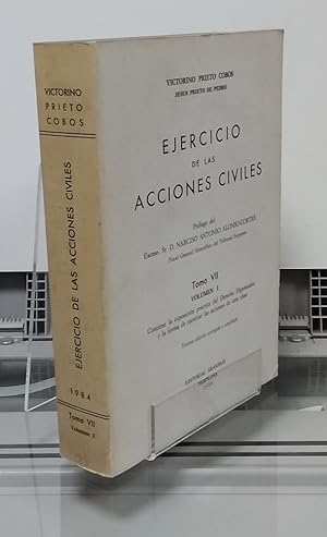 Imagen del vendedor de Ejercicio de las acciones civiles, tomo VII, volumen I a la venta por Librera Dilogo