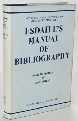 Seller image for Esdaile's Manual of Bibliography for sale by AJ Scruffles