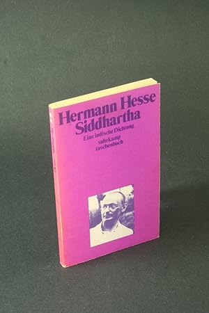 Bild des Verkufers fr Siddhartha: eine indische Dichtung. zum Verkauf von Steven Wolfe Books