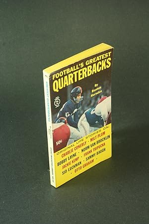 Imagen del vendedor de Football's greatest quarterbacks. a la venta por Steven Wolfe Books