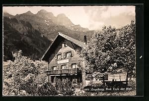 Imagen del vendedor de Ansichtskarte Engelberg, Restaurant Ende der Welt a la venta por Bartko-Reher