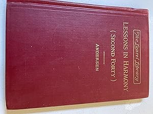 Seller image for The Second Forty Lessons in Harmony for sale by H&G Antiquarian Books