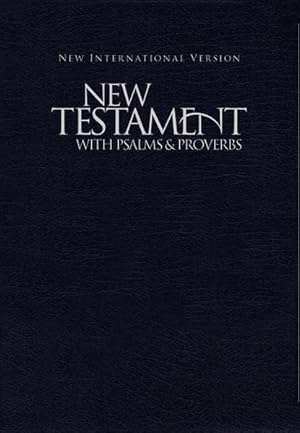 Imagen del vendedor de New Testament With Psalms and Proverbs : New International Version, Blue a la venta por GreatBookPrices