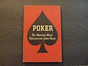 Seller image for Poker The Nation's Most Fascinating Card Game pb U.S. Card Playing Co 1st Print 1st ed 1941 for sale by Joseph M Zunno