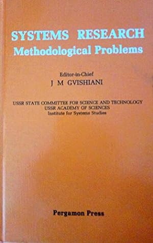 Seller image for Systems Research: Methodological Problems: v. 1 for sale by WeBuyBooks