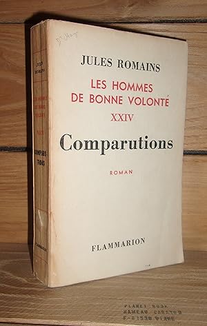 Image du vendeur pour LES HOMMES DE BONNE VOLONTE - Tome XXIV : Comparutions mis en vente par Planet's books