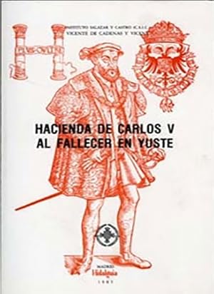 Imagen del vendedor de Hacienda de Carlos V al fallecer en Yuste a la venta por CA Libros