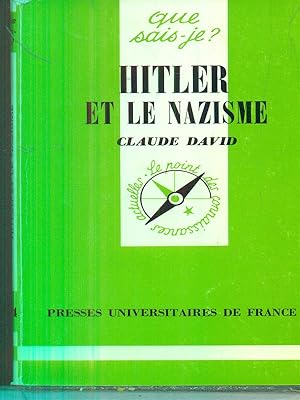 Bild des Verkufers fr Hitler et le nazisme zum Verkauf von Librodifaccia