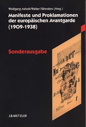 Bild des Verkufers fr Manifeste und Proklamationen der europischen Avantgarde (1909-1938). Sonderausgabe. zum Verkauf von Antiquariat Reinhold Pabel