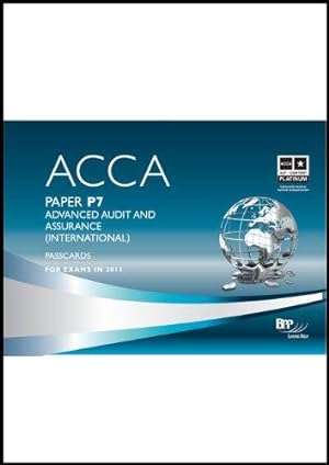 Bild des Verkufers fr ACCA - P7 Advanced Audit and Assurance (INT): Passcards zum Verkauf von WeBuyBooks