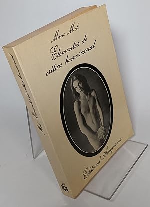 Imagen del vendedor de Elementos de Critica Homosexual [Spanish Text] a la venta por COLLINS BOOKS