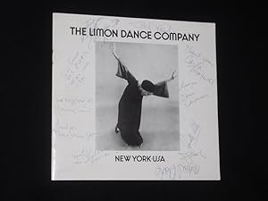 The Limon Dance Company, New York, USA. Programmheft zur Tournee durch die DDR 1986 [signiert]