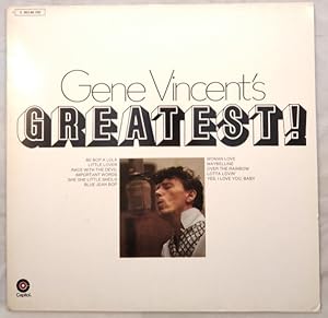 Bild des Verk�ufers f�r Gene Vincent s Greatest. zum Verkauf von KULTur-Antiquariat