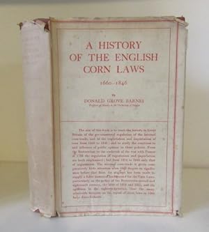 Imagen del vendedor de A History of English Corn Laws from 1660-1846 a la venta por BRIMSTONES