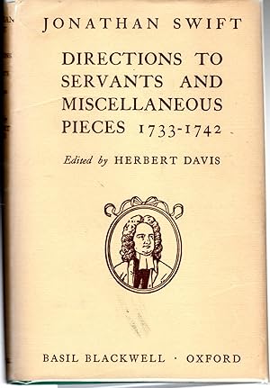 Seller image for Directions to Servants and Miscellaneous Pieces, 1733-1742 Pieces, Fragments and Marginalis (Prose Writings of Jonathan Swift, Volume XIII) for sale by Dorley House Books, Inc.