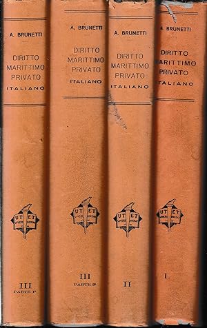 Diritto Marittimo Privato, 4 volumi.