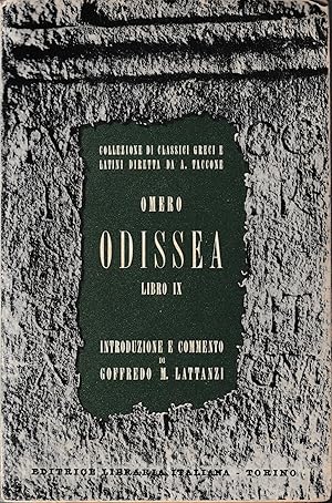 Odissea. Libro IX . Testo in Greco e Italiano.